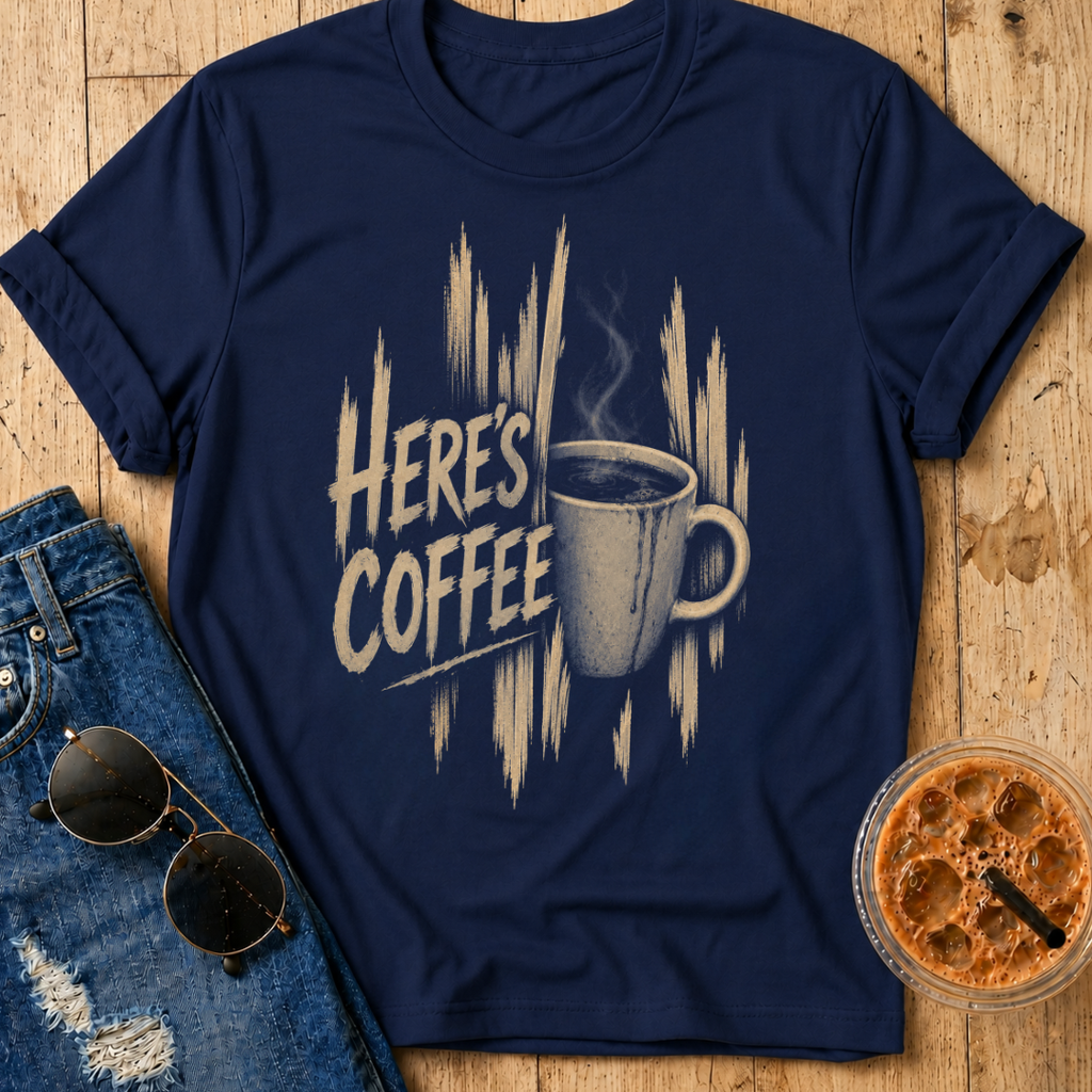 Here's Coffee T-Shirt