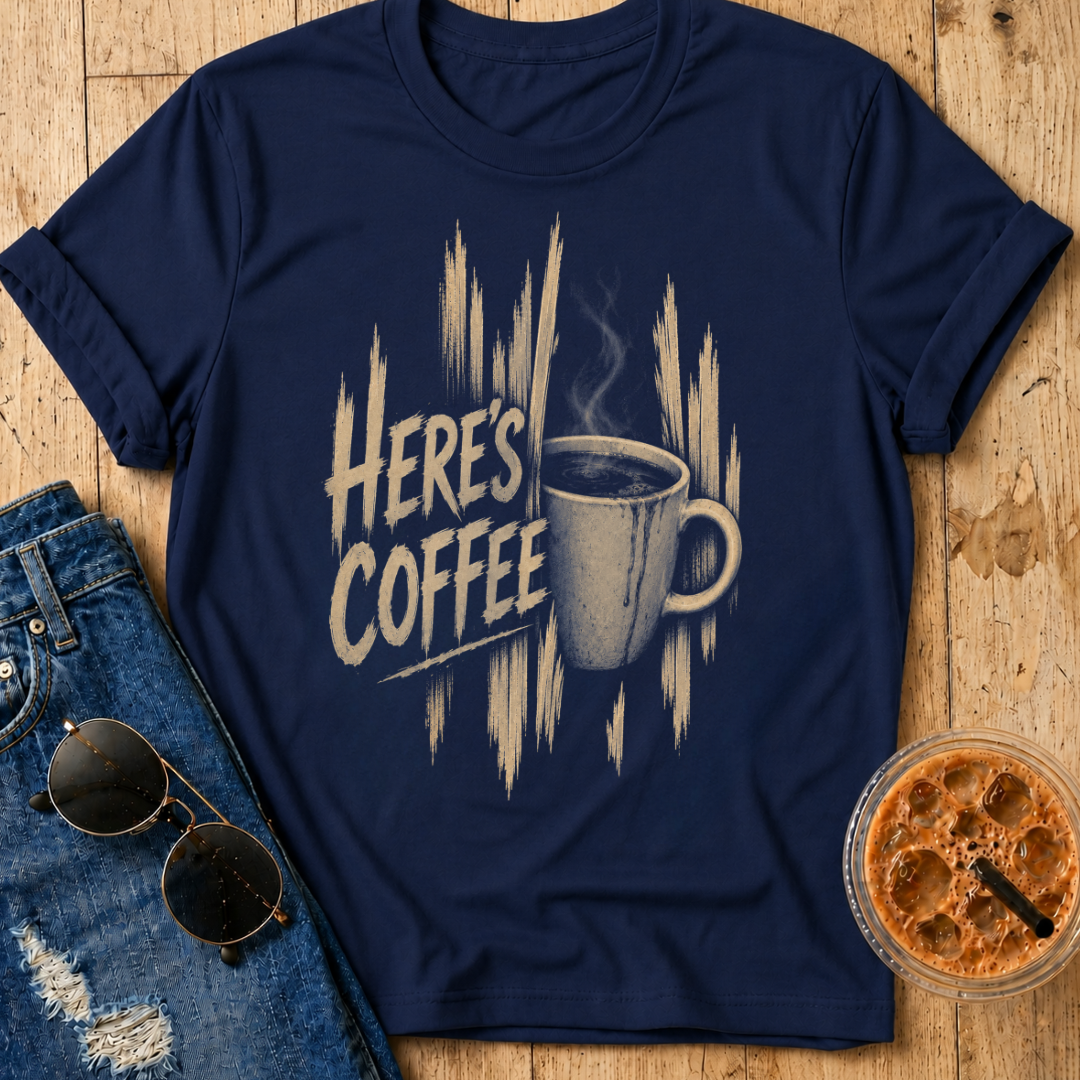 Here's Coffee T-Shirt