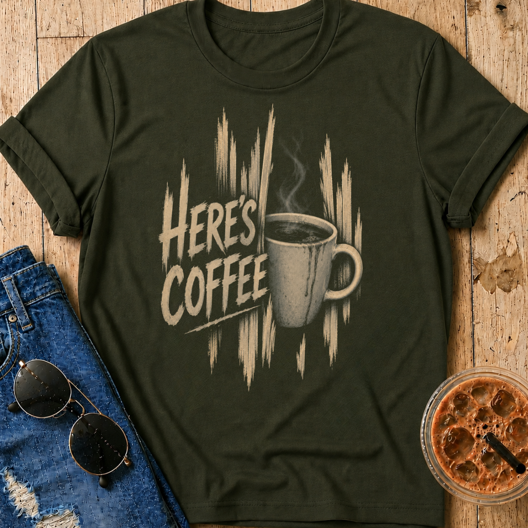 Here's Coffee T-Shirt