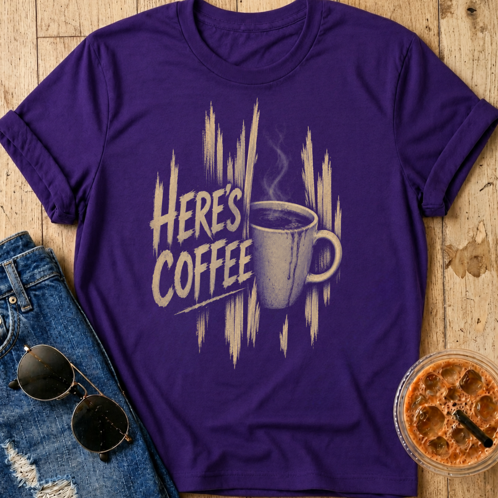 Here's Coffee T-Shirt