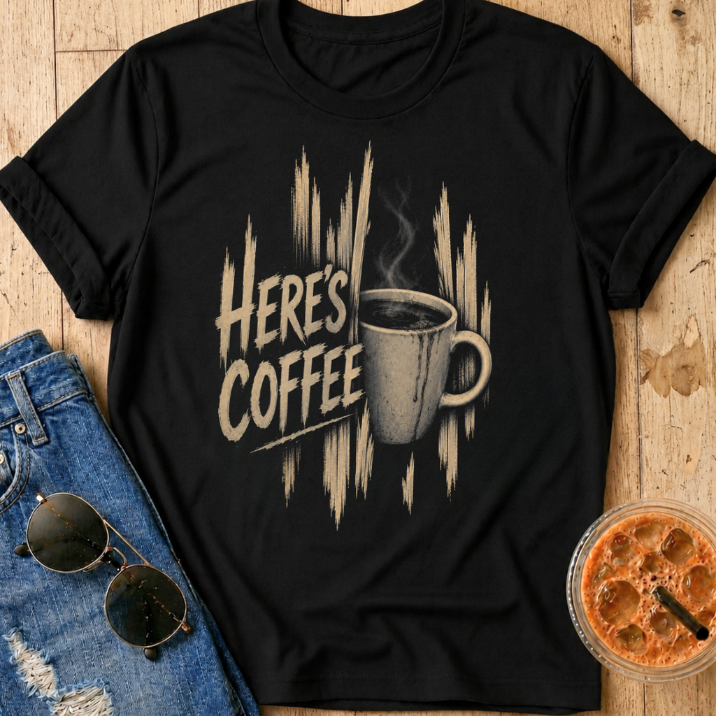 Here's Coffee T-Shirt