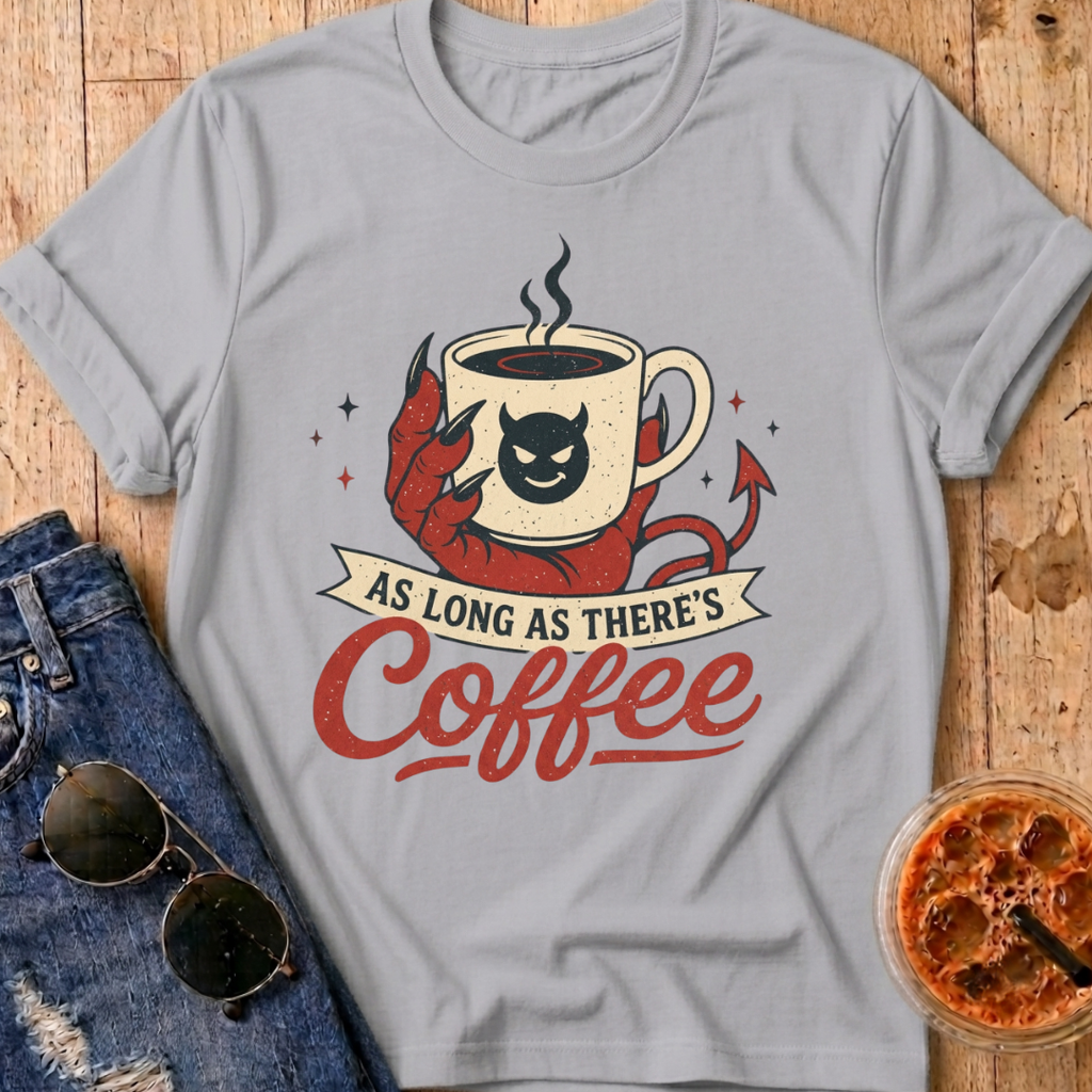 As Long As There's Coffee T-Shirt