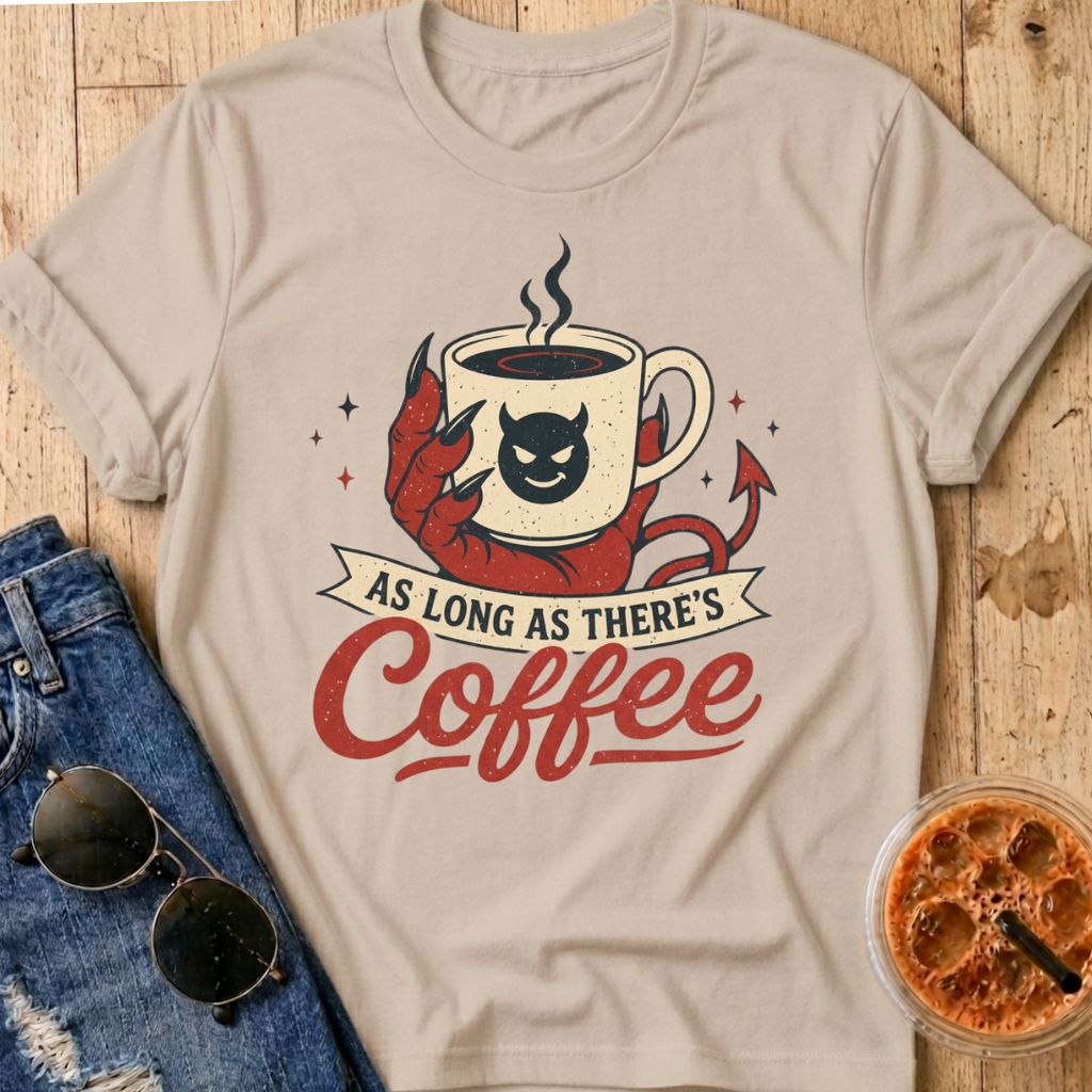 As Long As There's Coffee T-Shirt