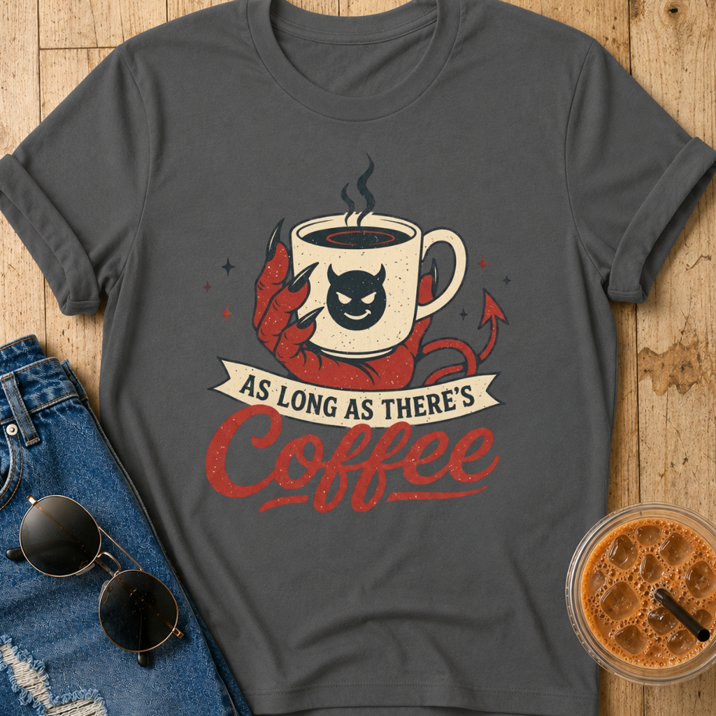 As Long As There's Coffee T-Shirt