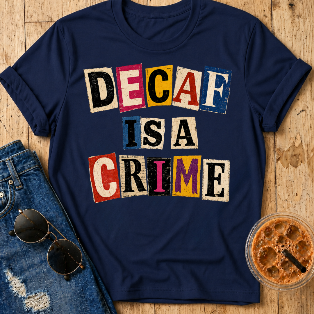 Decaf Is A Crime T-Shirt