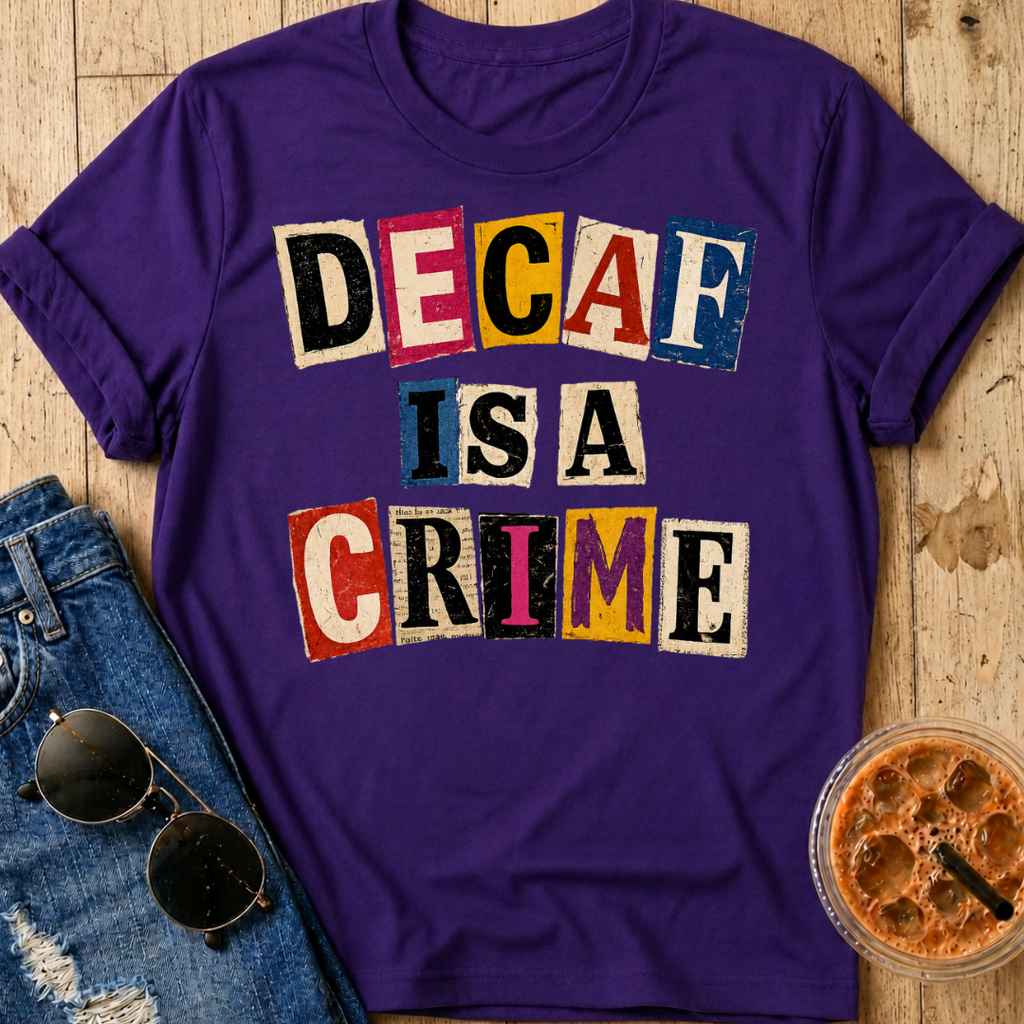 Decaf Is A Crime T-Shirt