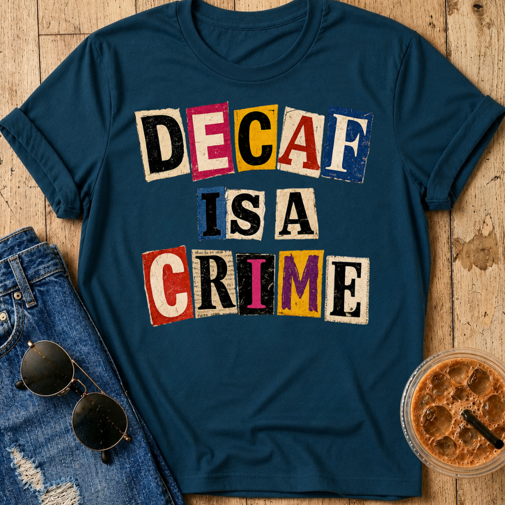Decaf Is A Crime T-Shirt