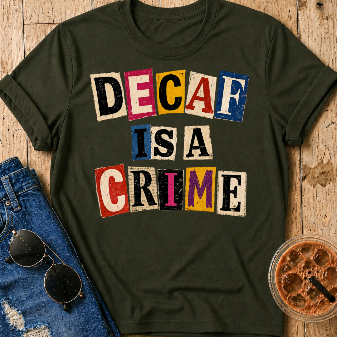 Decaf Is A Crime T-Shirt