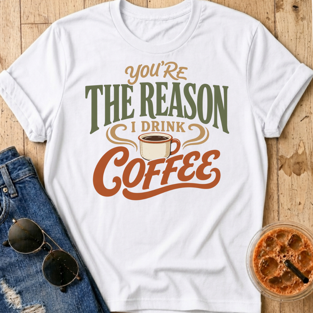 The Reason I Drink Coffee T-Shirt