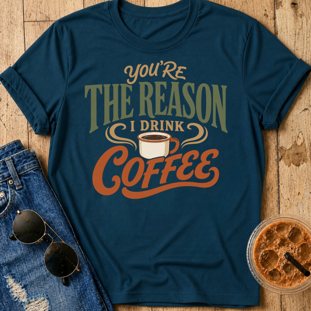 The Reason I Drink Coffee T-Shirt