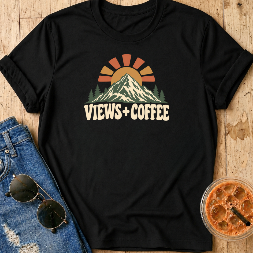 Views + Coffee T-Shirt