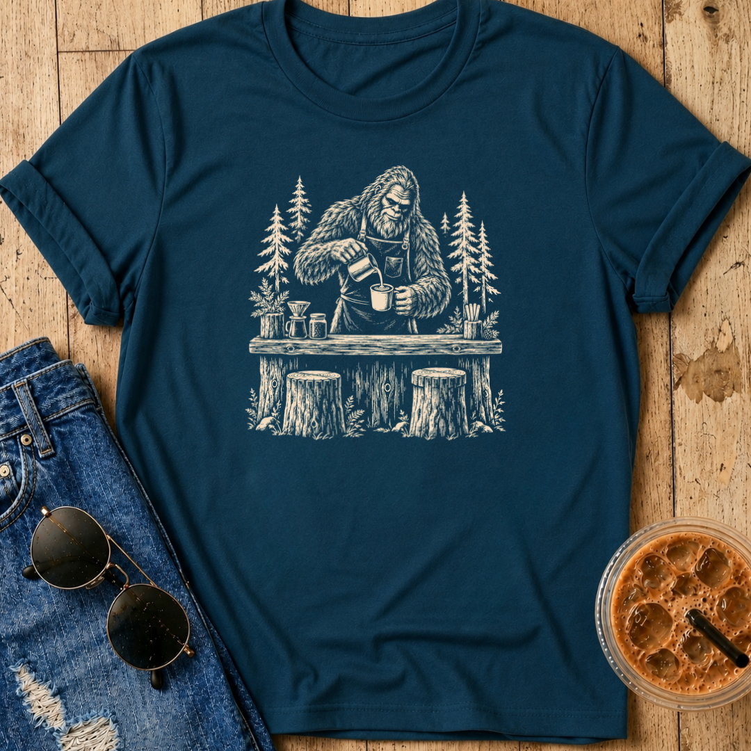 Bigfoot Barista T-Shirt