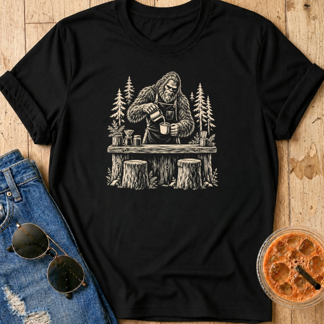 Bigfoot Barista T-Shirt