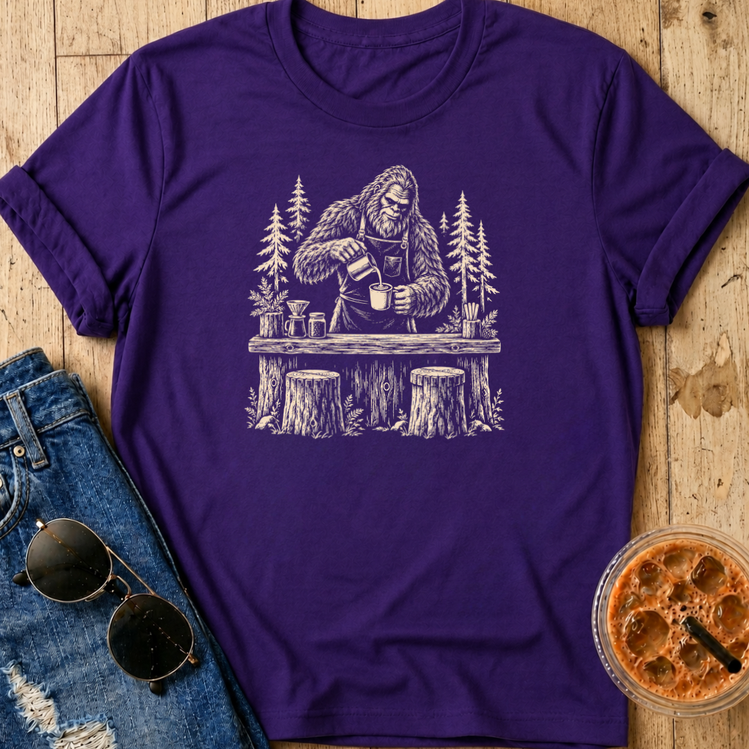 Bigfoot Barista T-Shirt
