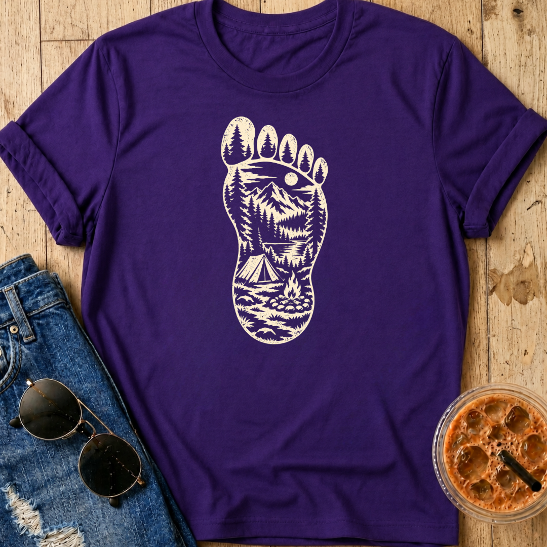 Bigfoot Footprint T-Shirt