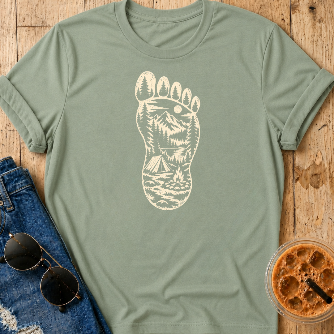 Bigfoot Footprint T-Shirt