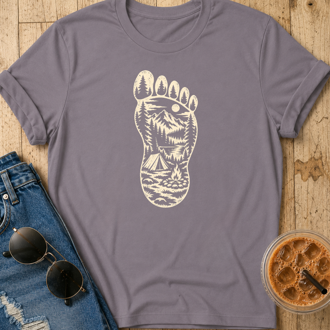 Bigfoot Footprint T-Shirt