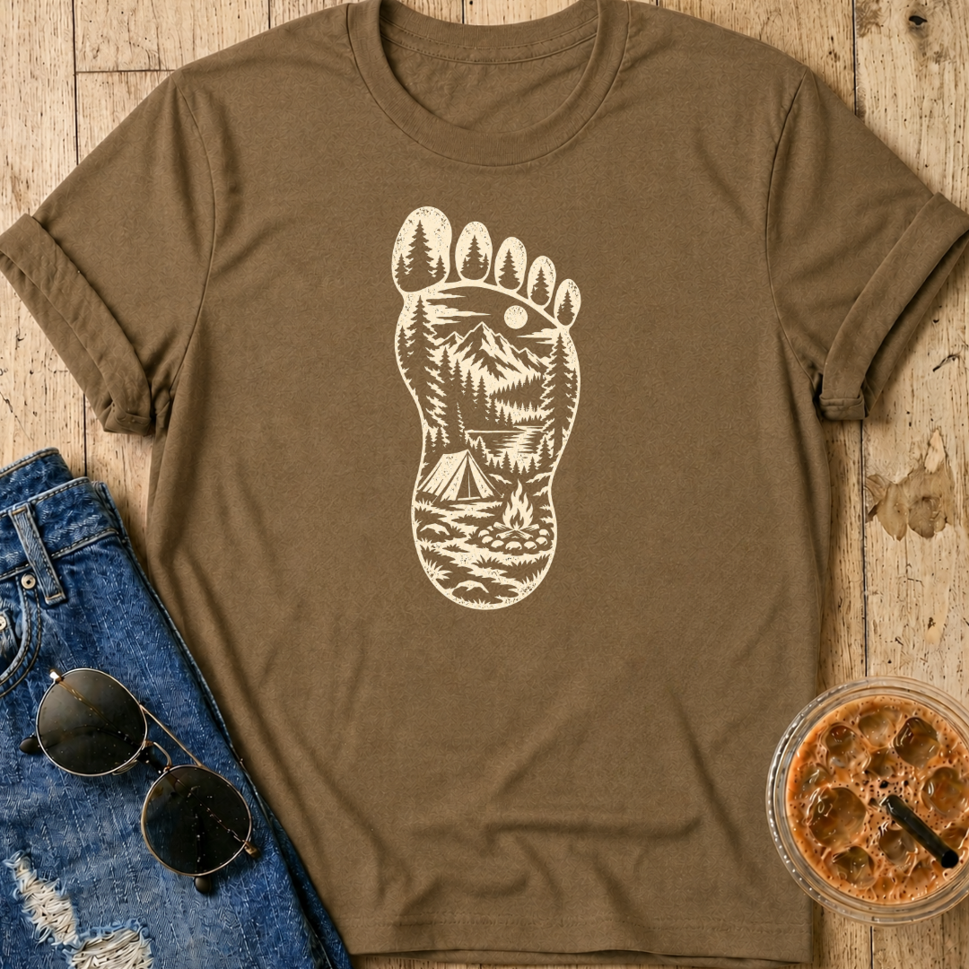 Bigfoot Footprint T-Shirt