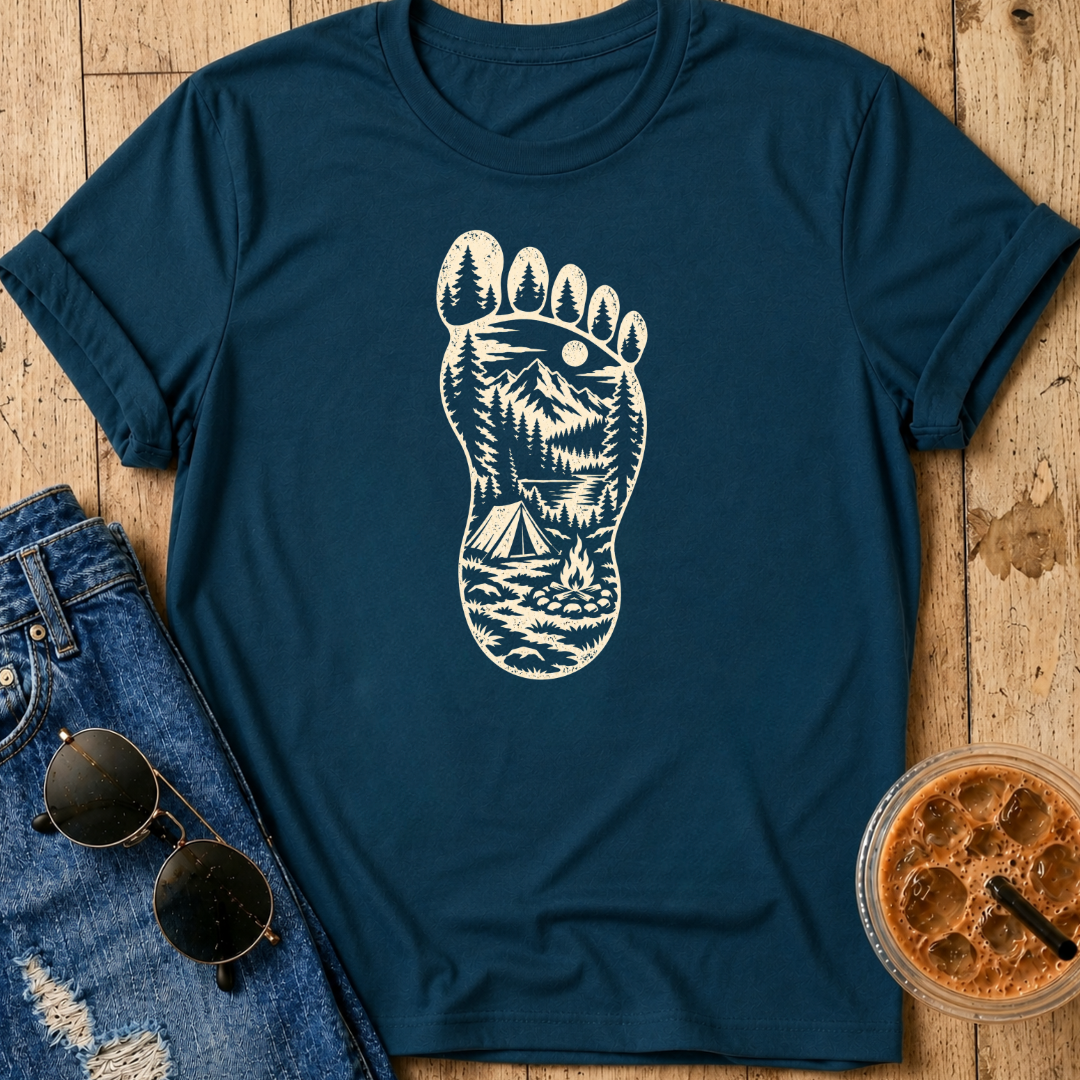 Bigfoot Footprint T-Shirt