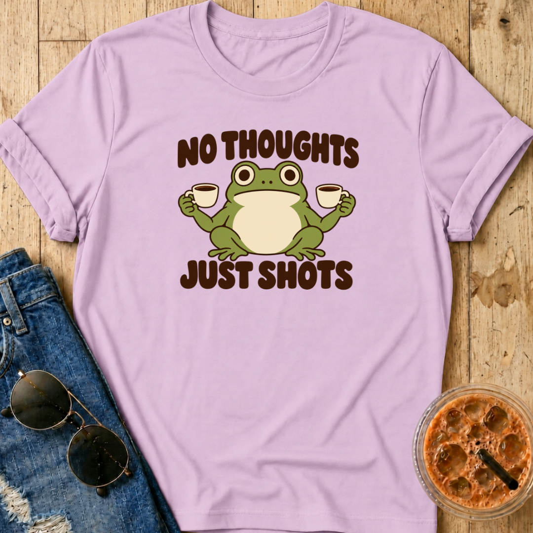 No Thoughts Just Shots T-Shirt