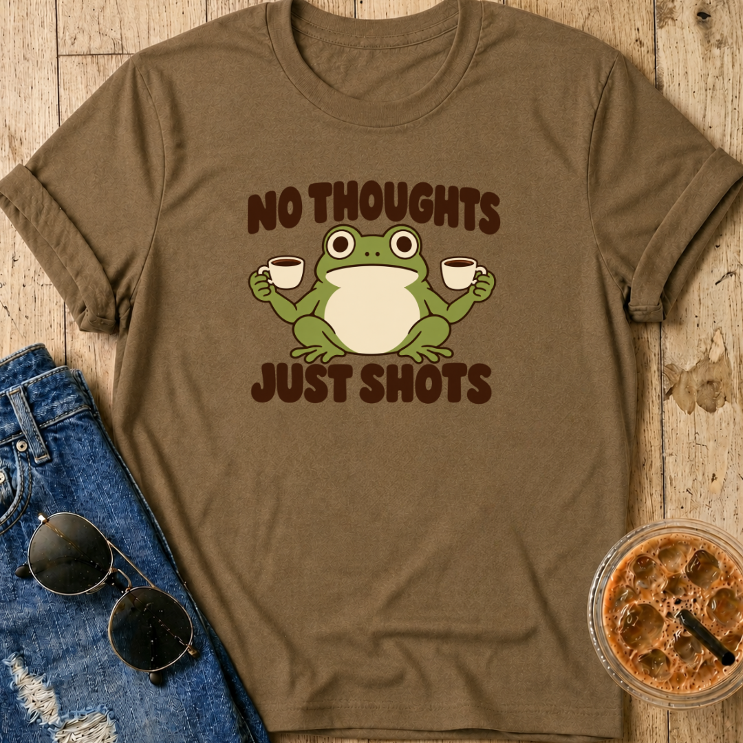 No Thoughts Just Shots T-Shirt