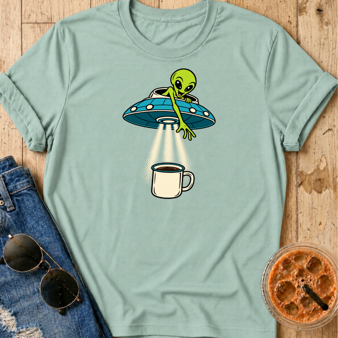 Coffee Abduction T-Shirt