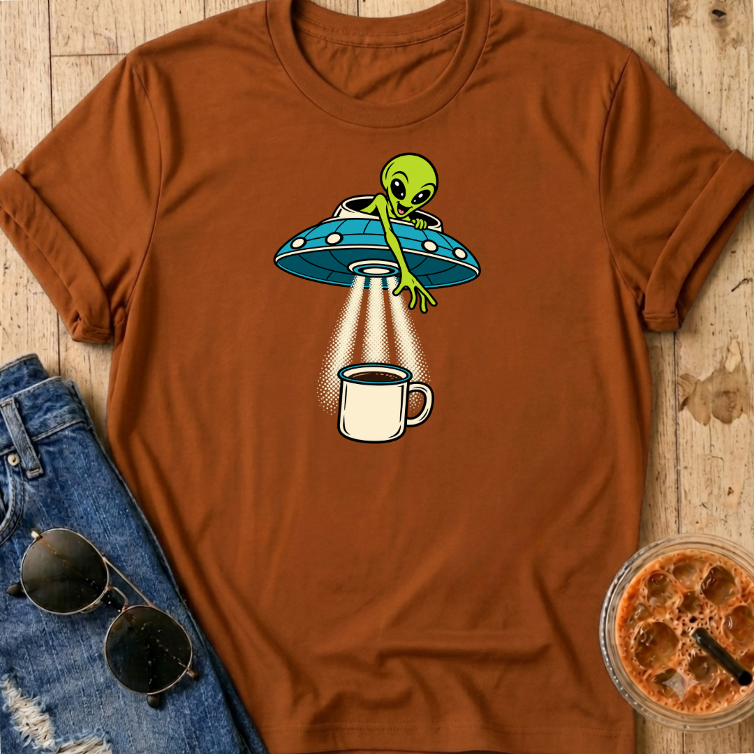 Coffee Abduction T-Shirt
