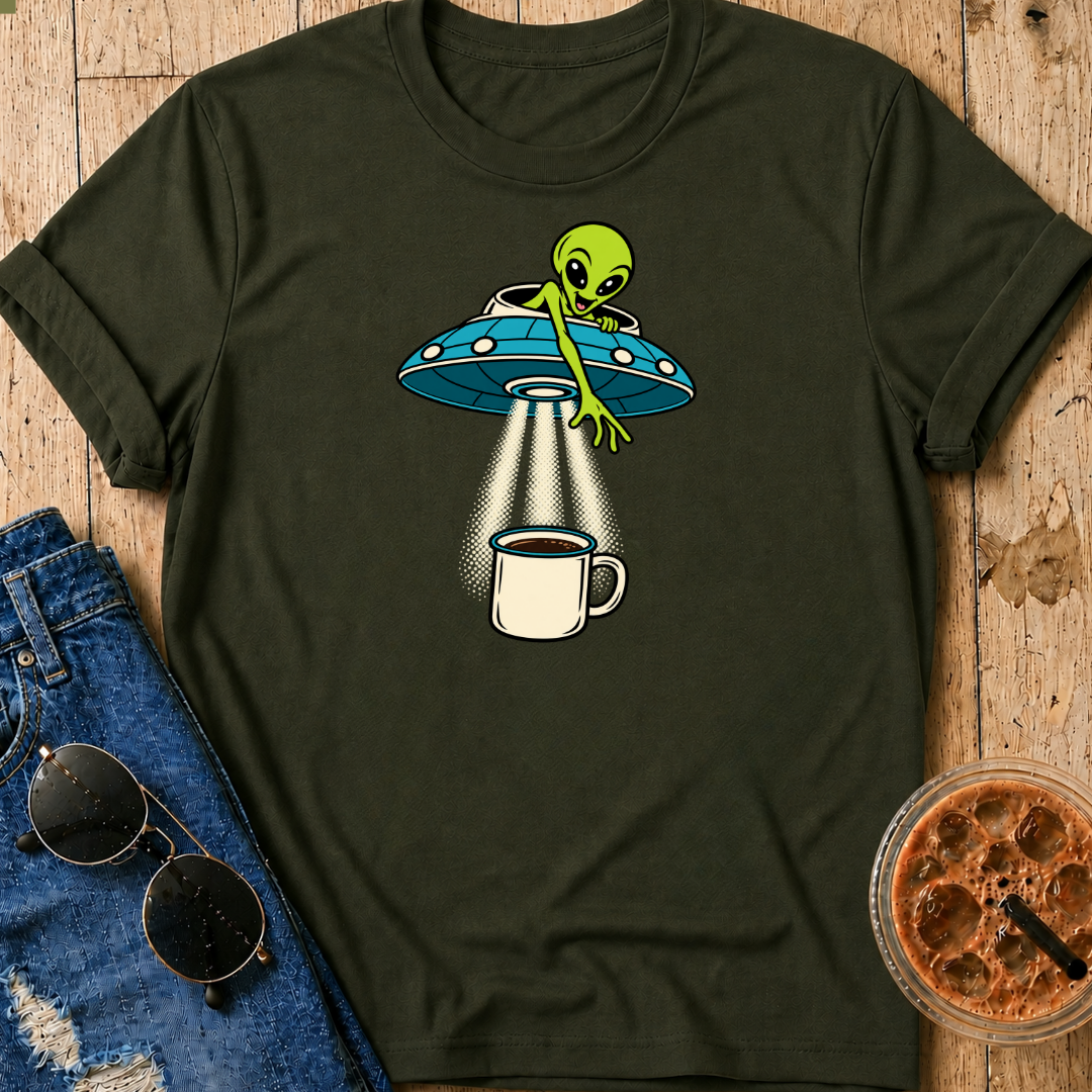 Coffee Abduction T-Shirt