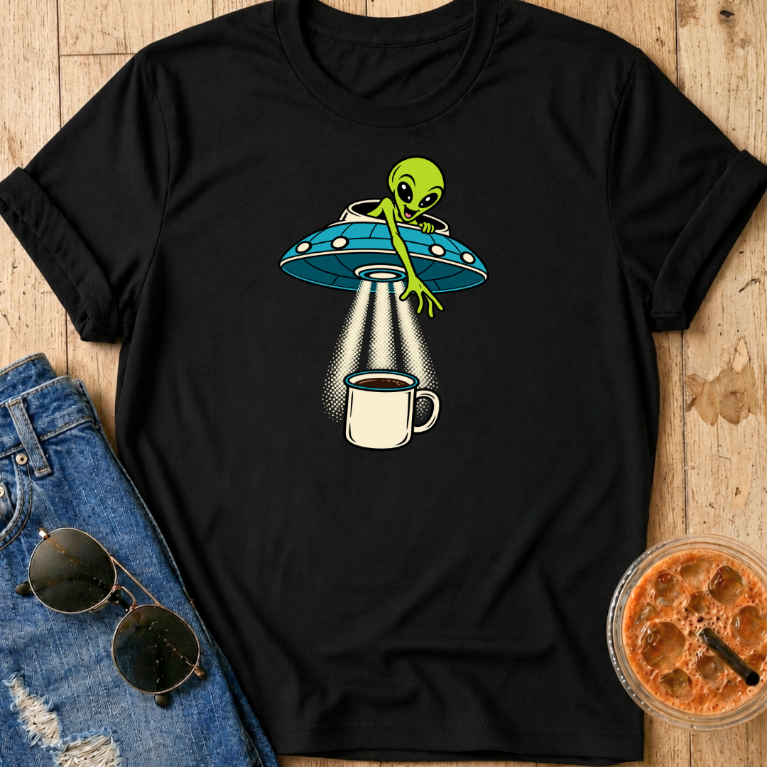 Coffee Abduction T-Shirt