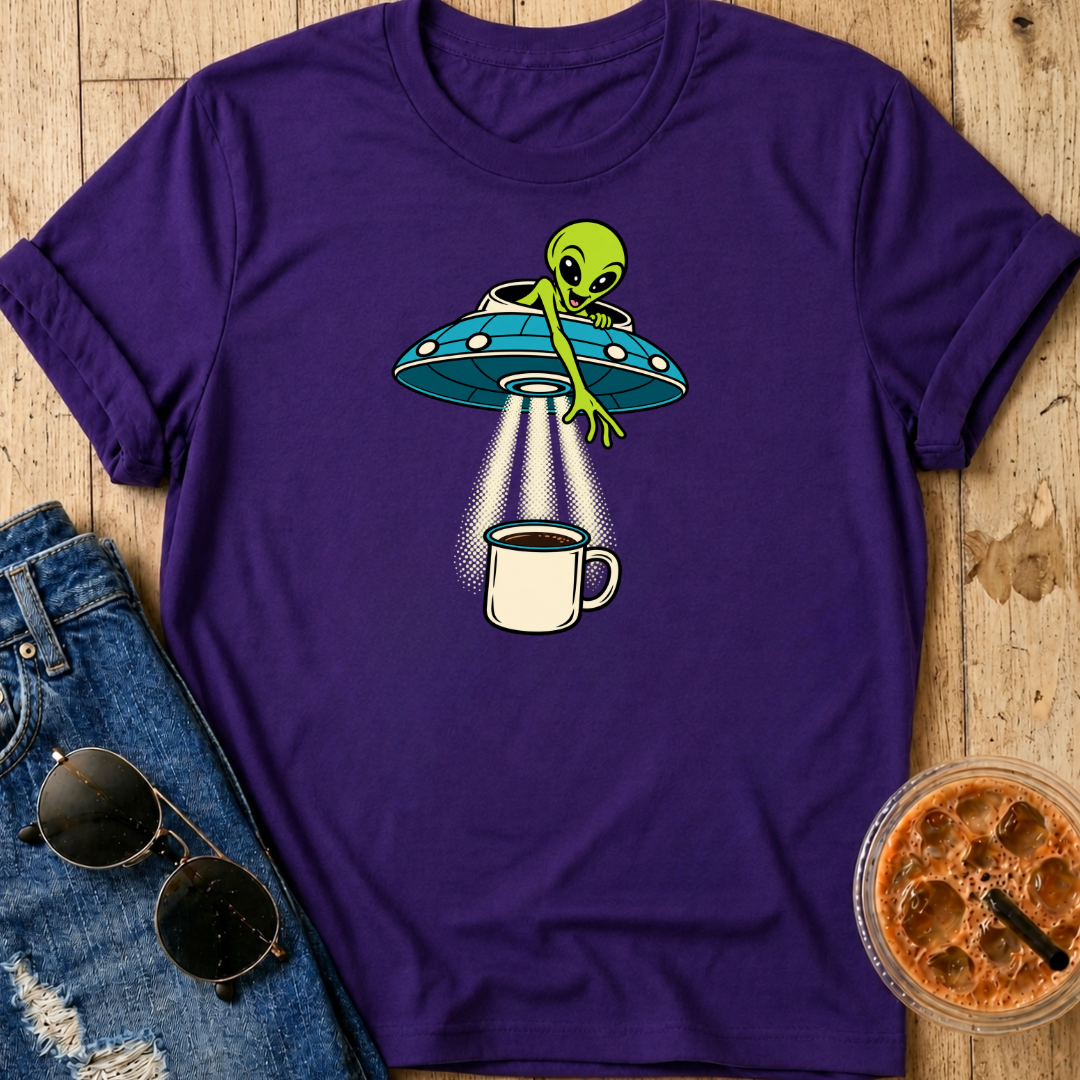 Coffee Abduction T-Shirt