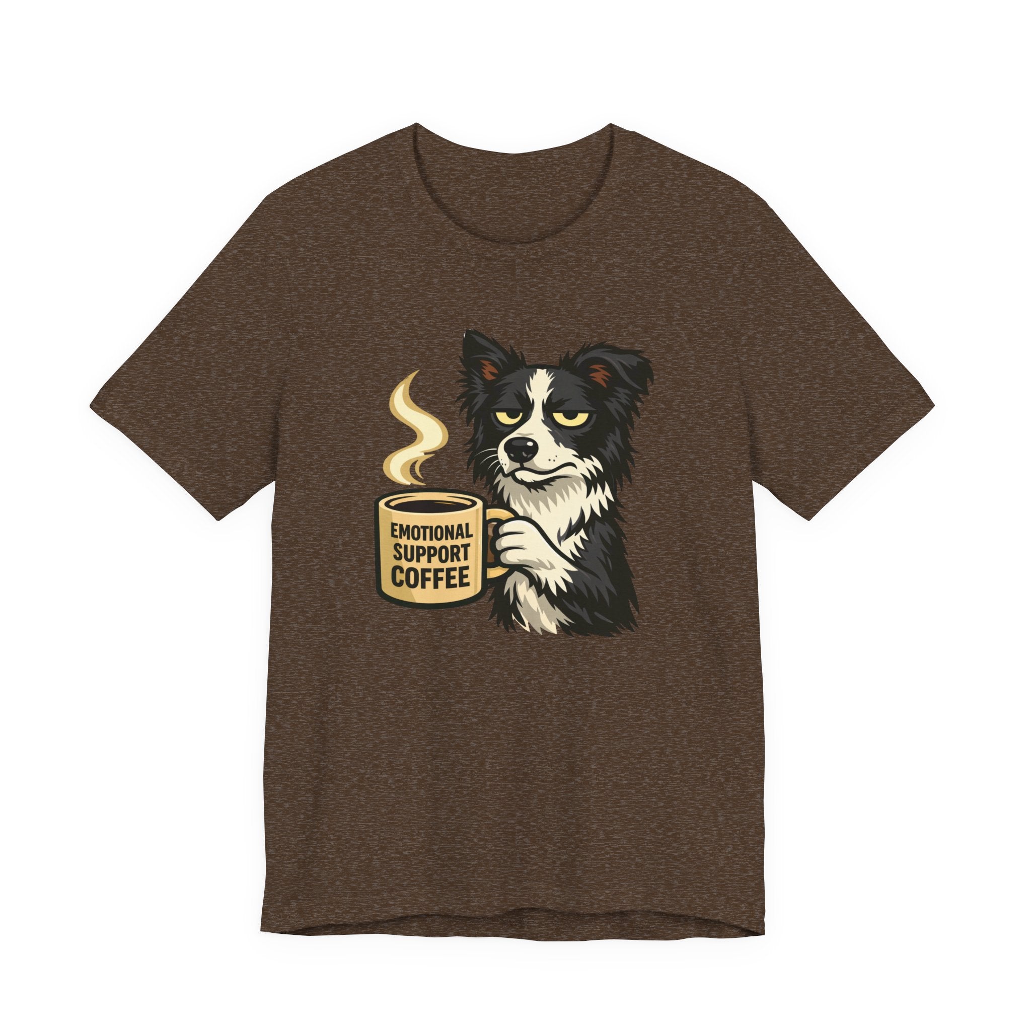 Emotional Support Coffee Dog T-Shirt