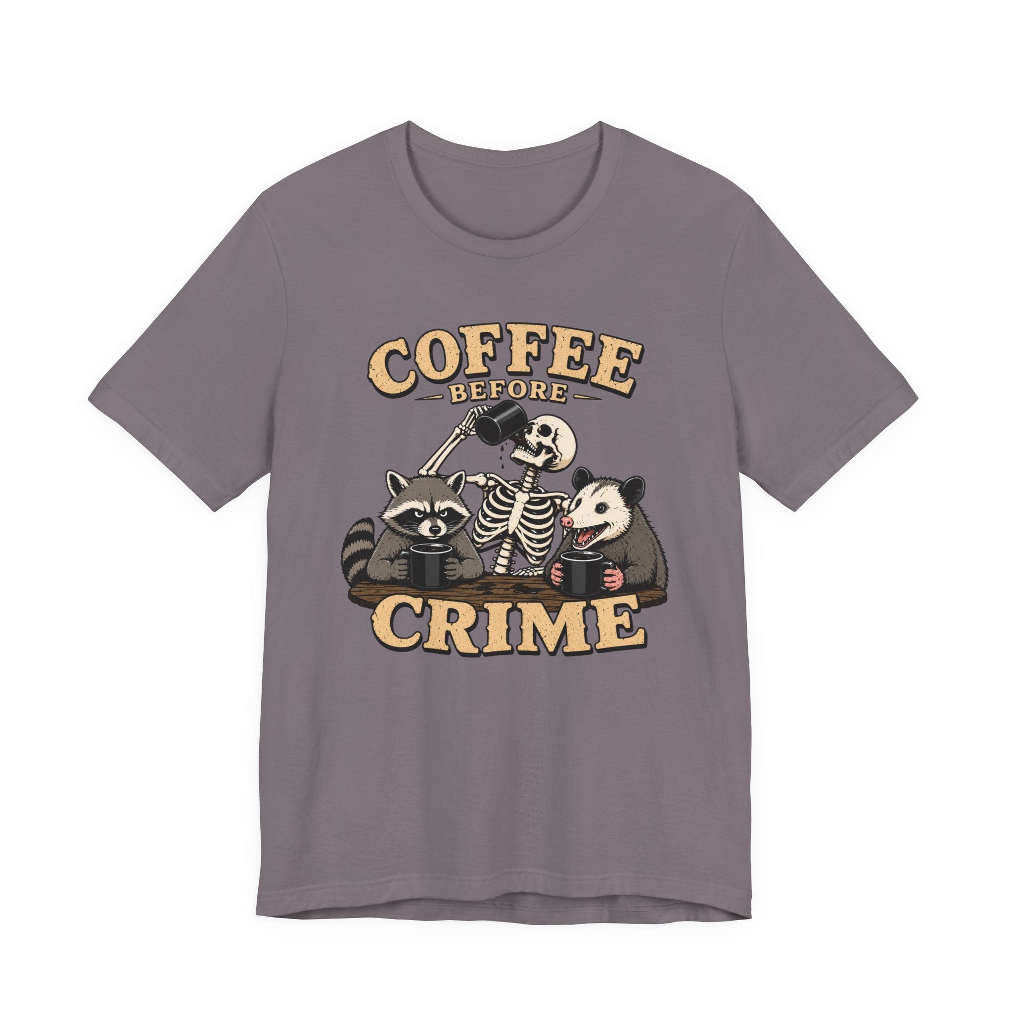 Coffee Before Crime T‑Shirt