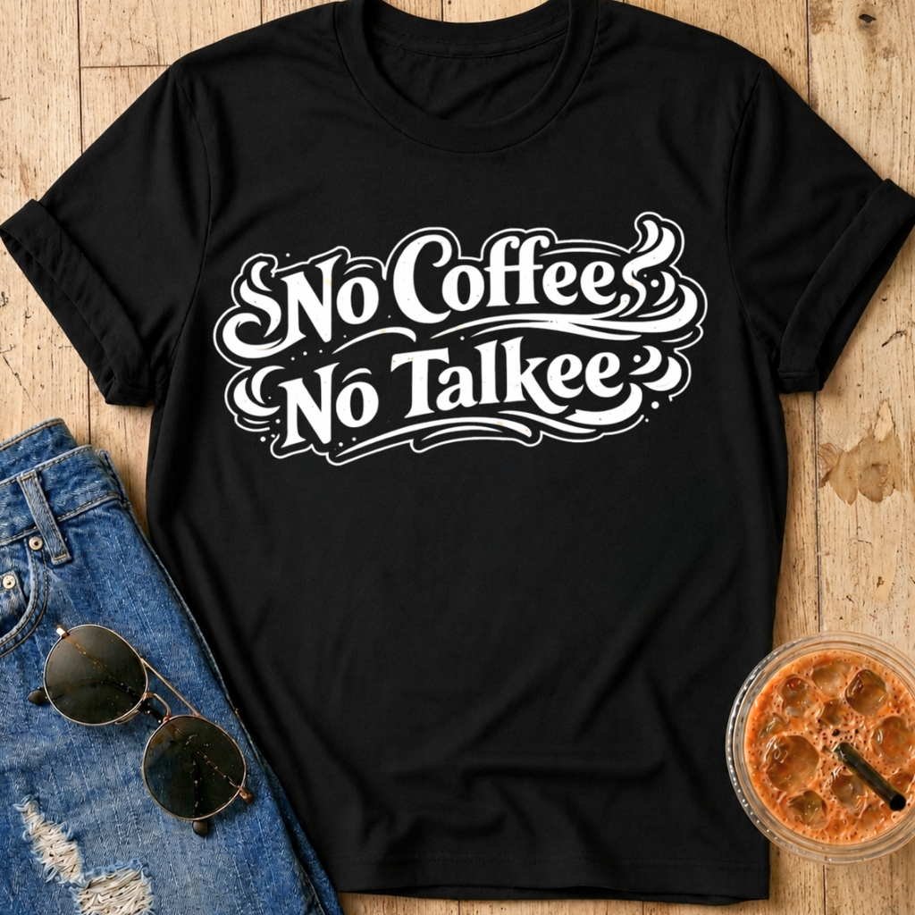 No Coffee, No Talkee T-Shirt
