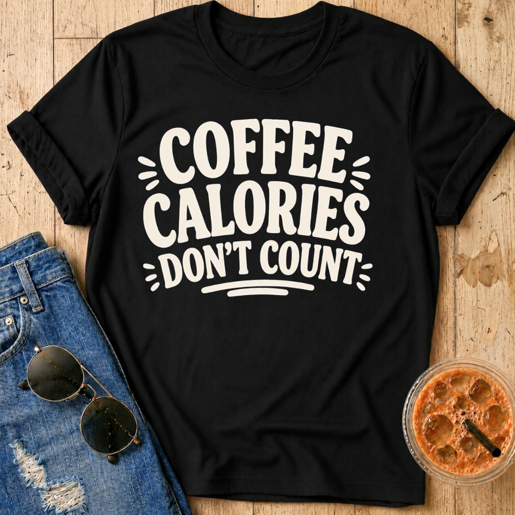 Coffee Calories Don’t Count T-Shirt