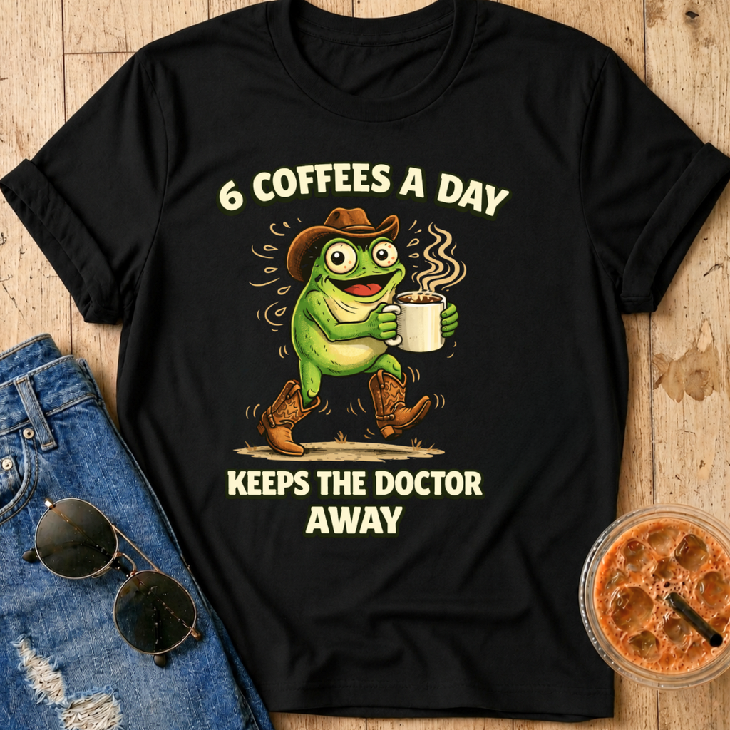 6 Coffees A Day T-Shirt