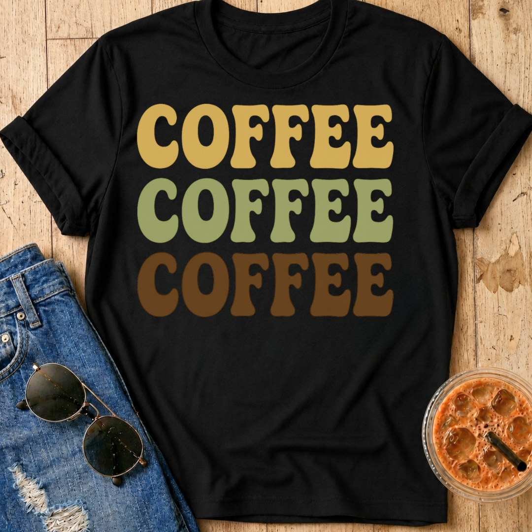 Coffee Coffee Coffee T‑Shirt