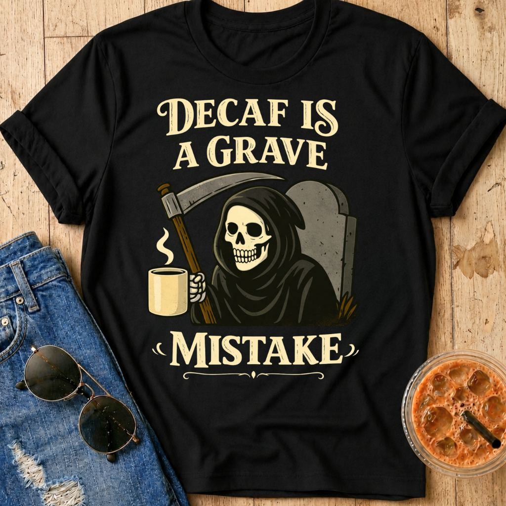 Decaf Is a Grave Mistake T-Shirt