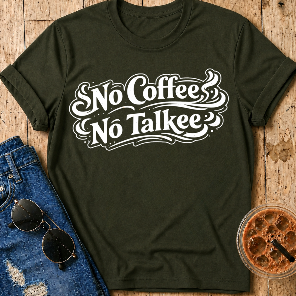 No Coffee, No Talkee T-Shirt