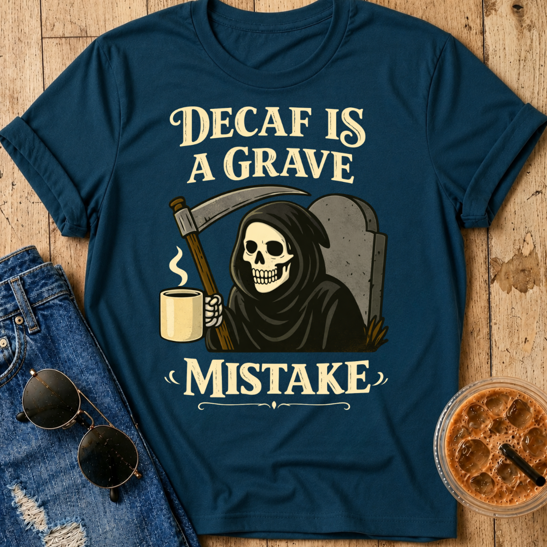 Decaf Is a Grave Mistake T-Shirt