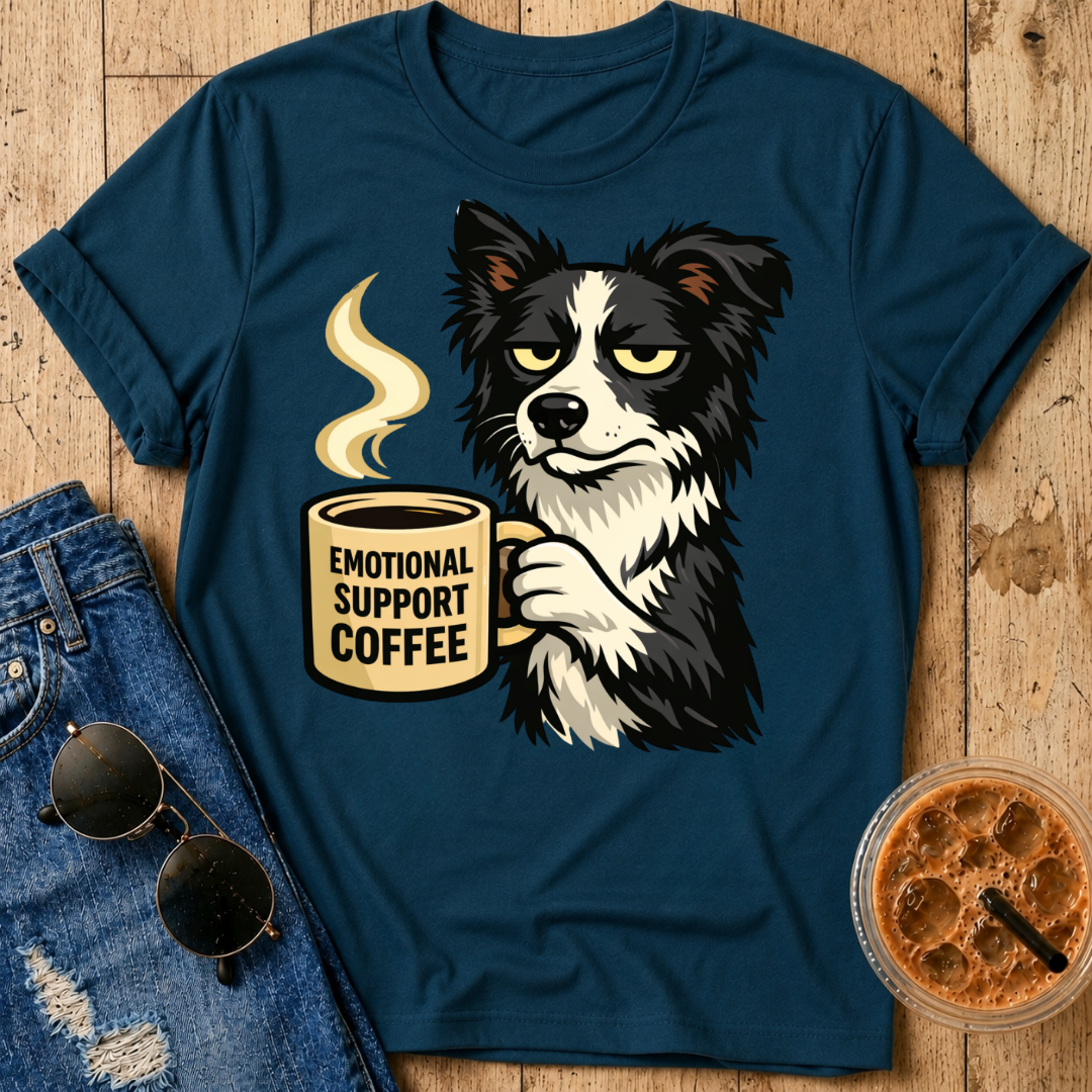 Emotional Support Coffee T-Shirt
