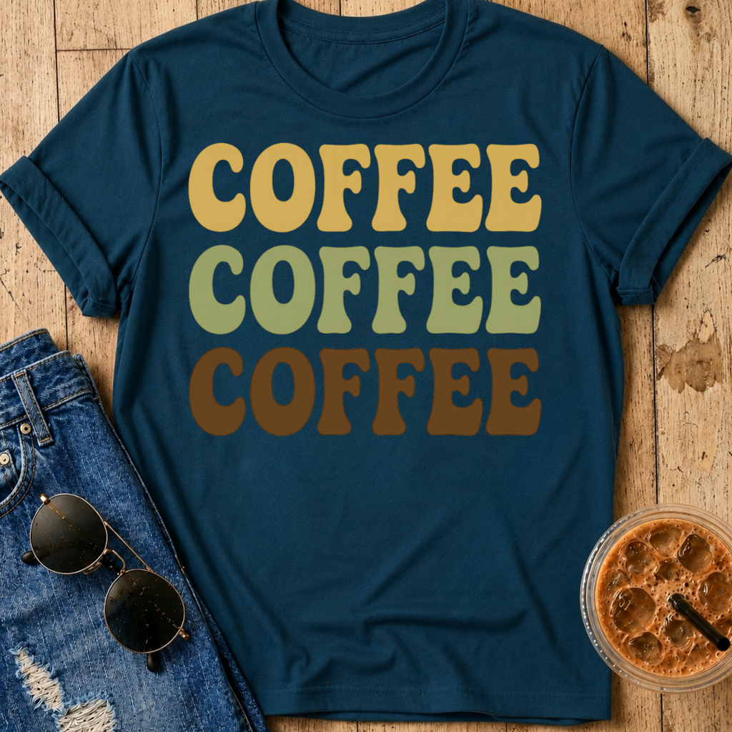 Coffee Coffee Coffee T‑Shirt