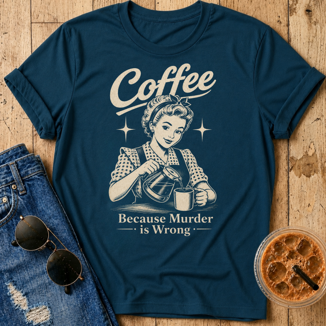 Coffee Because T-Shirt