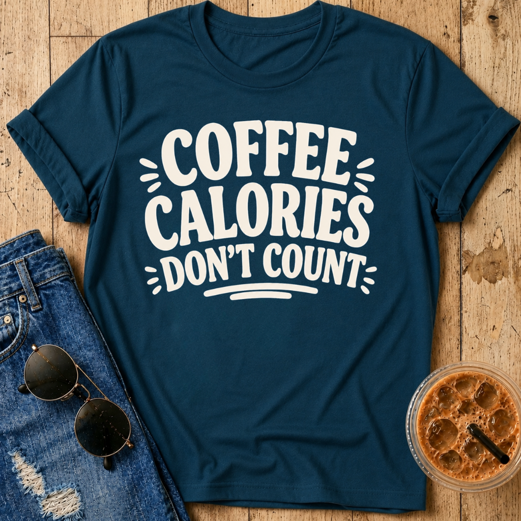 Coffee Calories Don’t Count T-Shirt