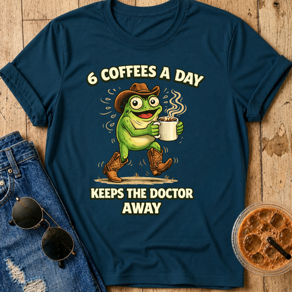 6 Coffees A Day T-Shirt