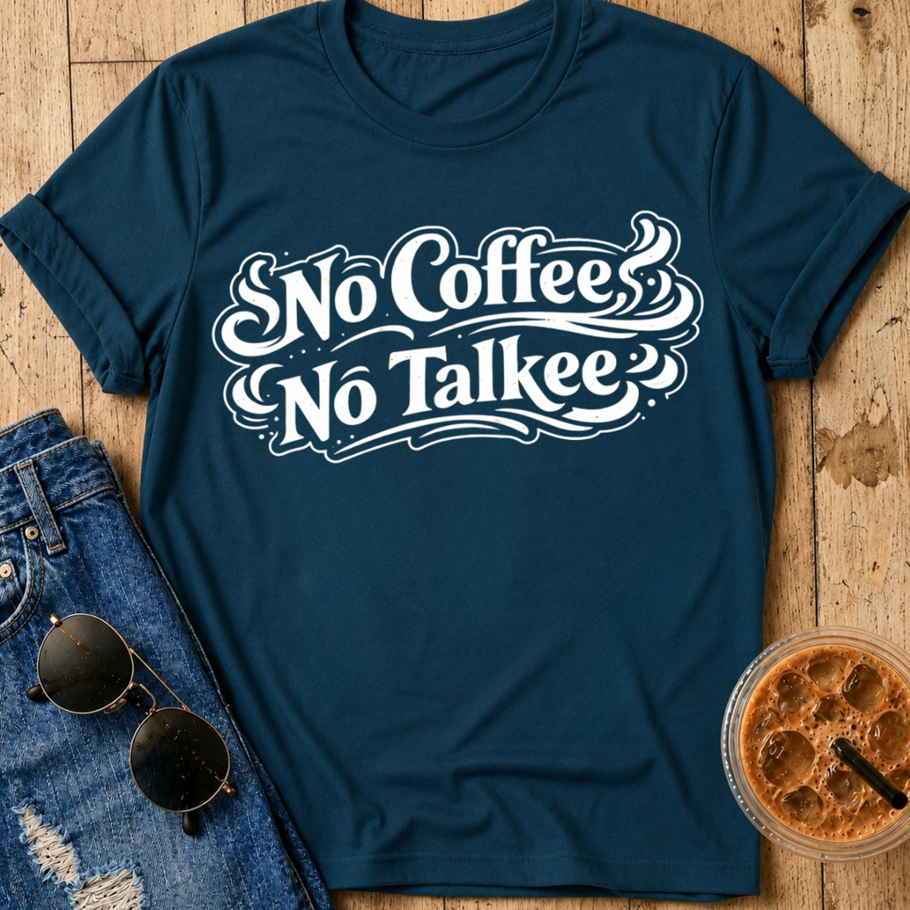 No Coffee, No Talkee T-Shirt