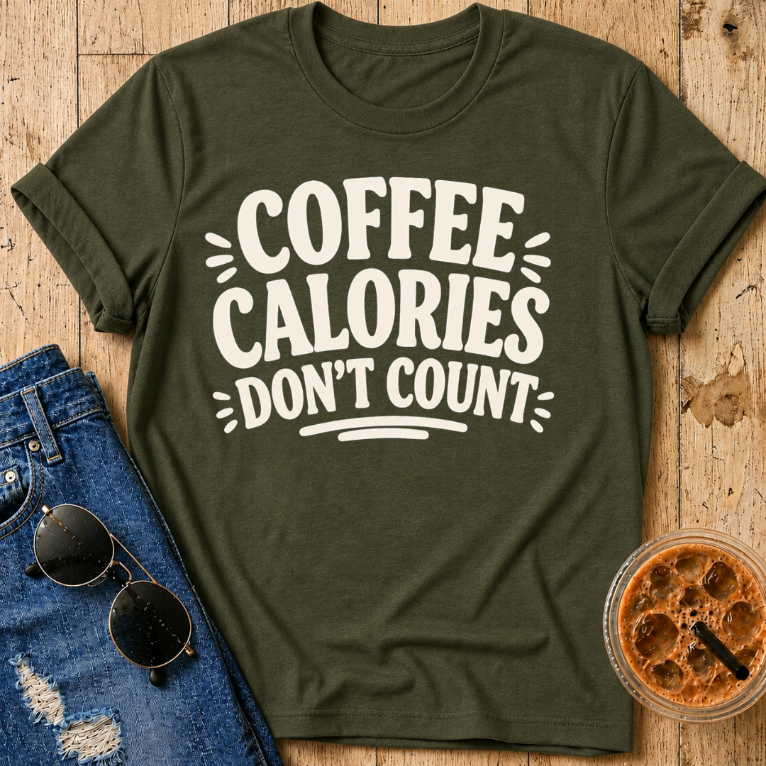 Coffee Calories Don’t Count T-Shirt