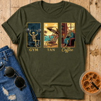 Gym, Tan, Coffee T-Shirt