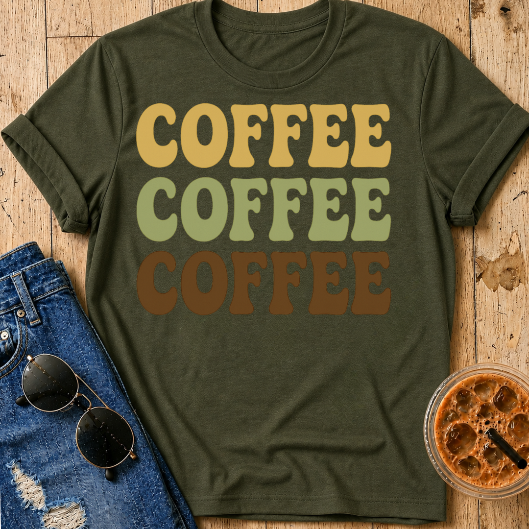 Coffee Coffee Coffee T‑Shirt