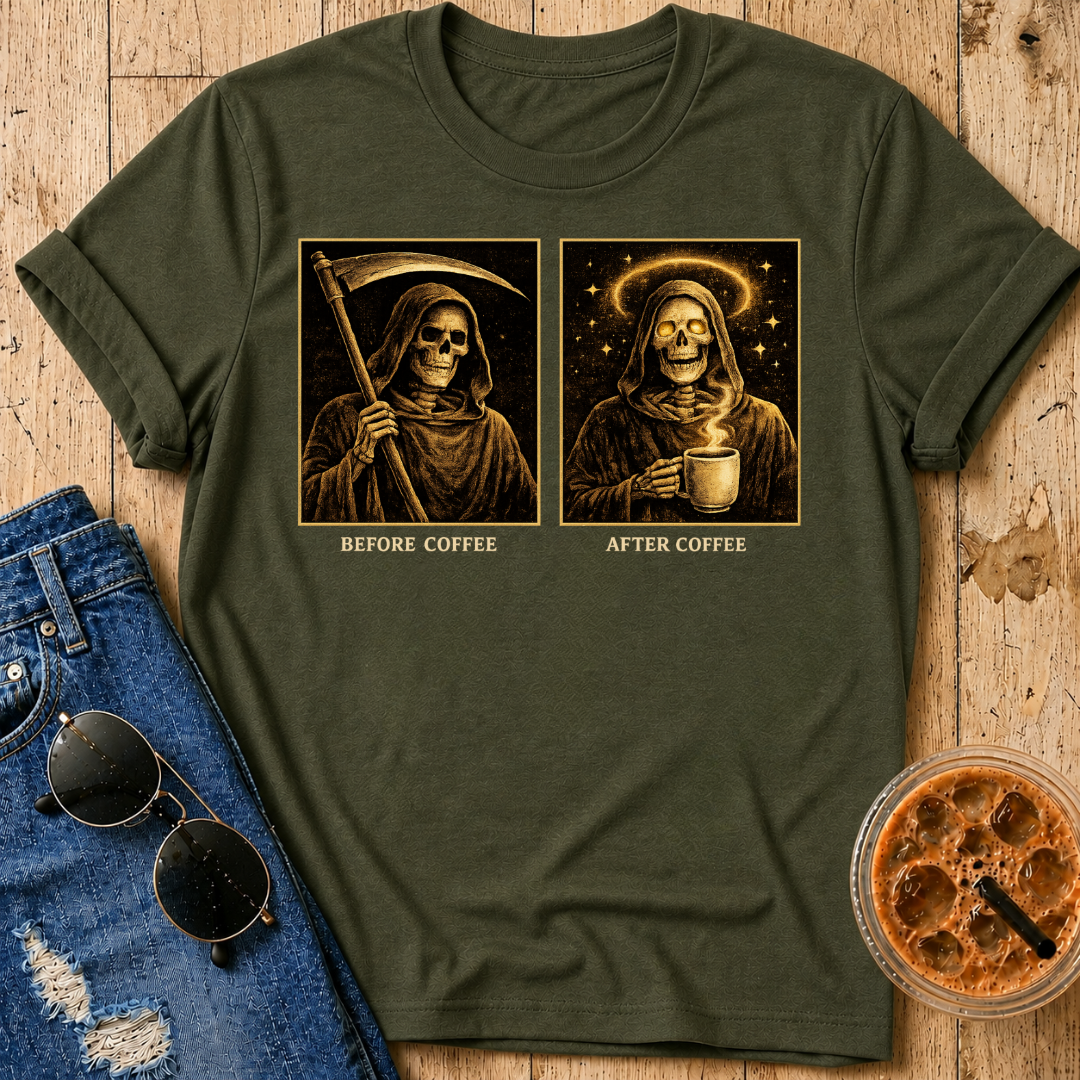 Grim Reaper Morning T-Shirt