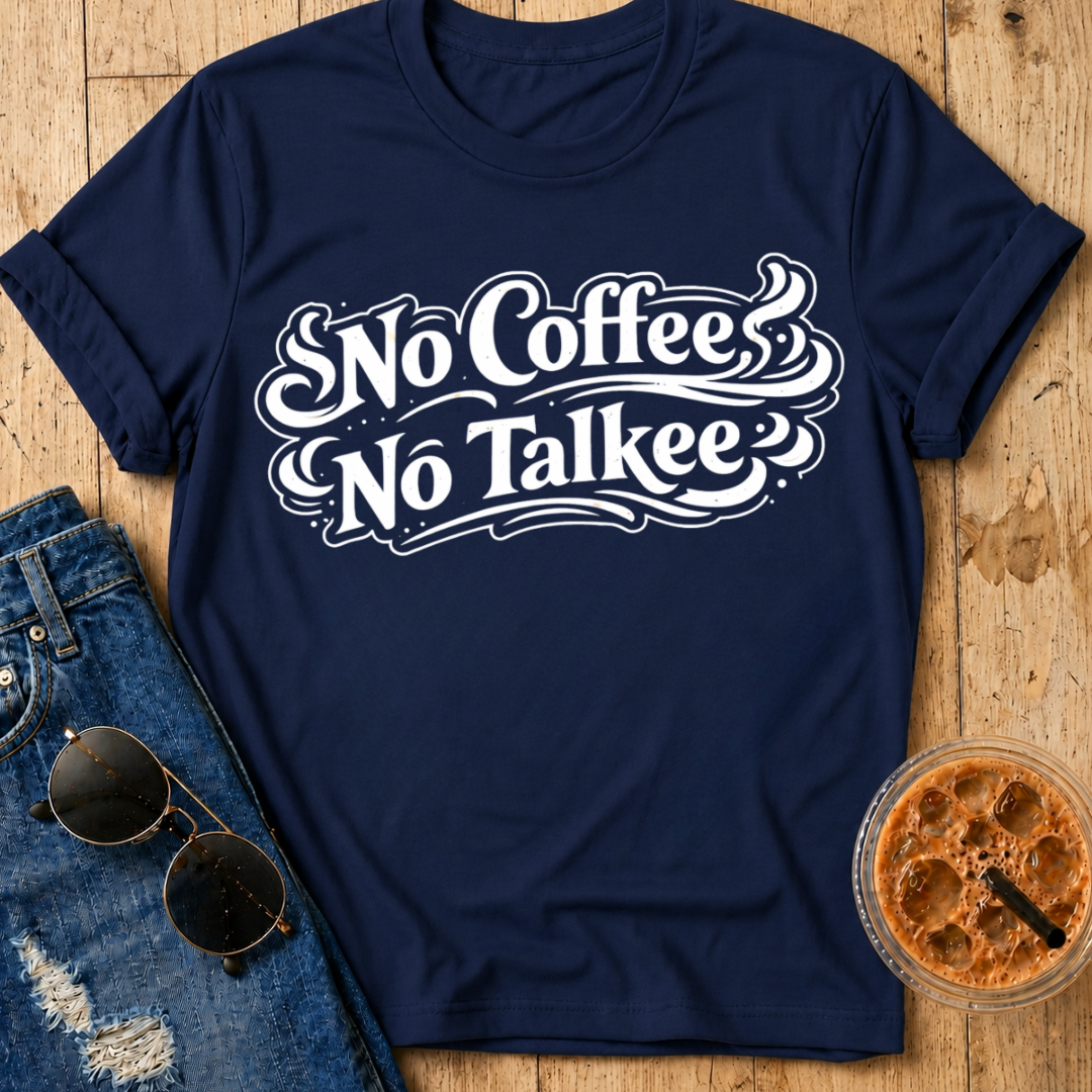 No Coffee, No Talkee T-Shirt